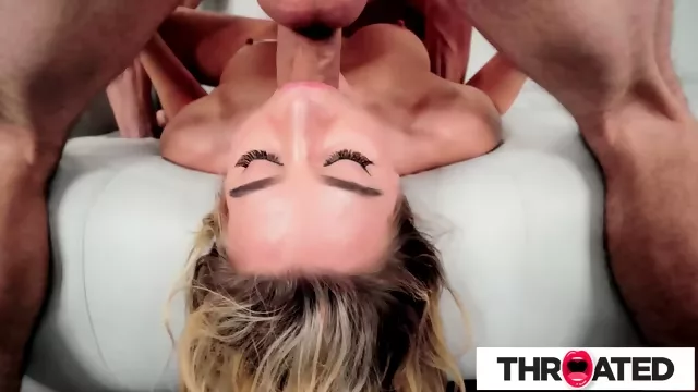Intense Throated LUSCIOUS Blonde BUSTY Babe Gets Throated Hard Hot Scene POYN